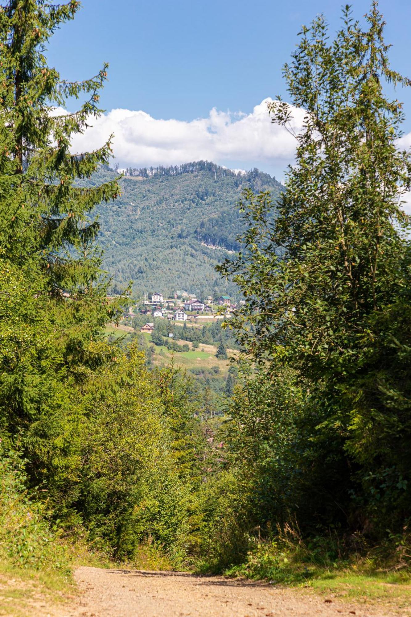 Отель Lisoviy Zatyshok, Z Vidkrutum Litnim Baseynom Славское Экстерьер фото